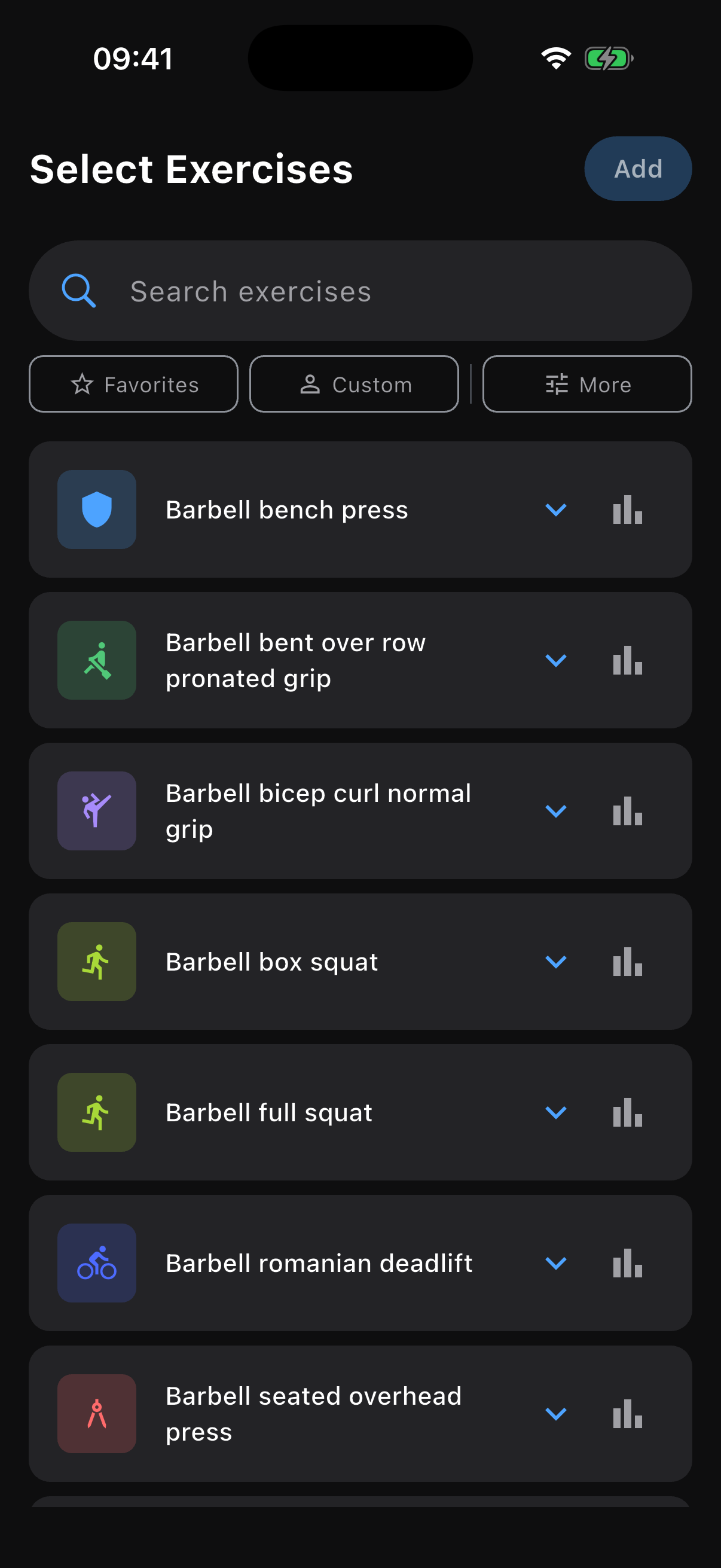 Exercise library